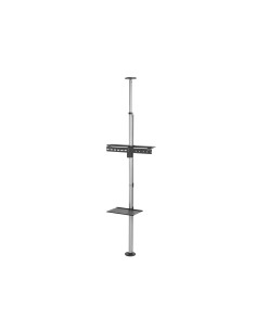 650621 soporte para TV 177,8 cm (70") Negro, Acero inoxidable