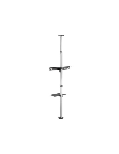 650621 soporte para TV 177,8 cm (70") Negro, Acero inoxidable