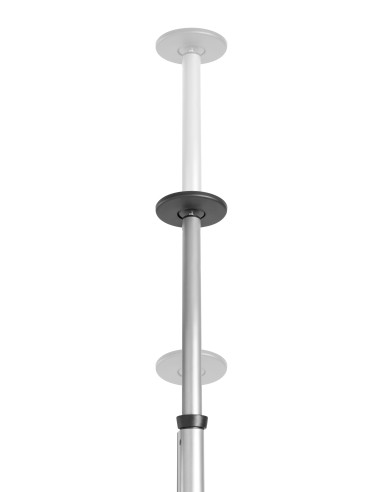 650621 soporte para TV 177,8 cm (70") Negro, Acero inoxidable