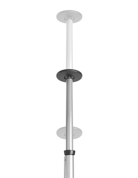 650621 soporte para TV 177,8 cm (70") Negro, Acero inoxidable