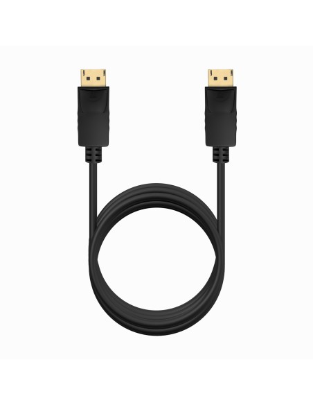 Cable DISPLAYPORT V1.2 CCS 4K@60Hz, DP/M-DP/M, Negro, 2.0m