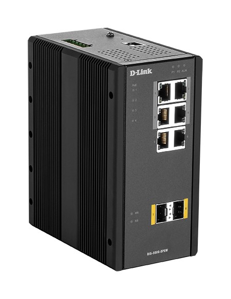 DIS-300G-8PSW Gestionado L2 Gigabit Ethernet (10/100/1000) Energía sobre Ethernet (PoE) Negro
