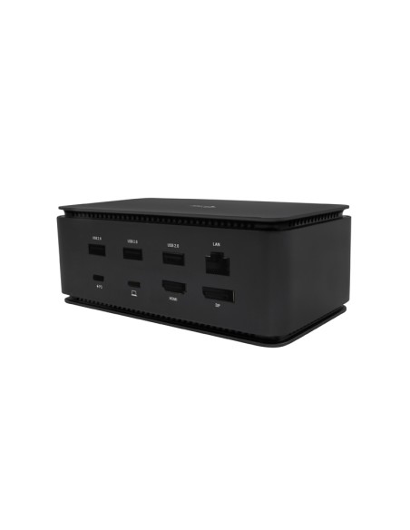 Metal USB4 Docking station Dual 4K HDMI DP with Power Delivery 80 W + Universal Charger 100 W