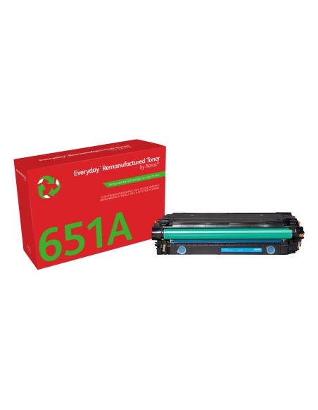 Everyday El tóner Everyday Cian de Xerox es compatible con HP 651A/ 650A/ 307A (CE341A/CE271A/CE741A), Capacidad estándar
