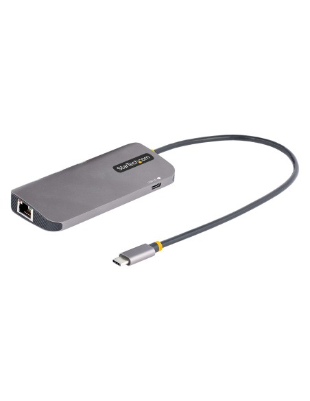 Adaptador Multipuertos USB C, de Vídeo HDMI de 4K y 60Hz, Hub USB-A 3.2 de 3 Puertos de 5Gbps, Entrega de Alimentación PD de 10