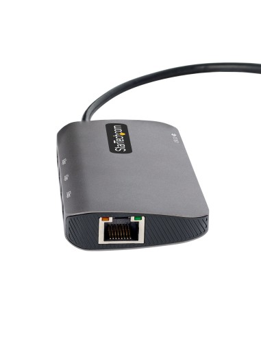 Adaptador Multipuertos USB C, de Vídeo HDMI de 4K y 60Hz, Hub USB-A 3.2 de 3 Puertos de 5Gbps, Entrega de Alimentación PD de 10