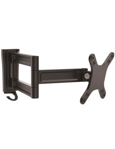 Soporte de pared de doble giro para monitor - Montura VESA para Pantallas de hasta 27 Pulgadas