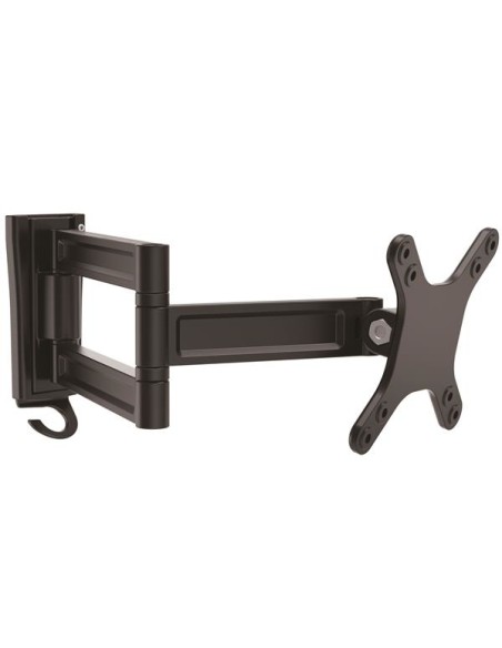Soporte de pared de doble giro para monitor - Montura VESA para Pantallas de hasta 27 Pulgadas