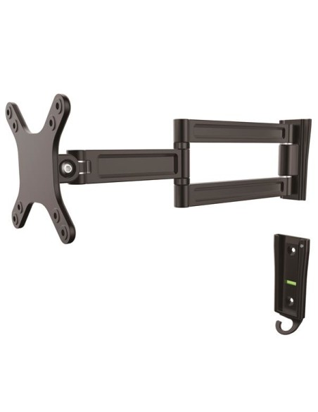 Soporte de pared de doble giro para monitor - Montura VESA para Pantallas de hasta 27 Pulgadas