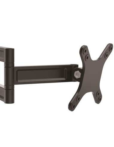 Soporte de pared de doble giro para monitor - Montura VESA para Pantallas de hasta 27 Pulgadas