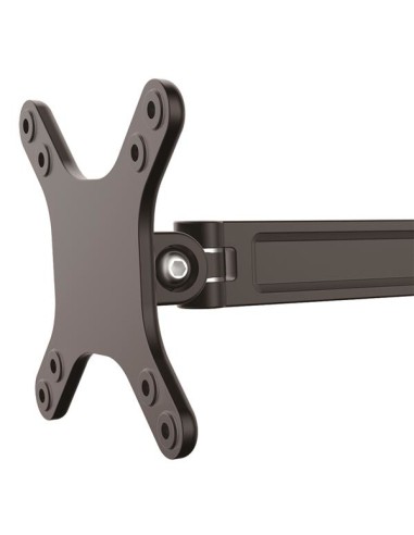 Soporte de pared de doble giro para monitor - Montura VESA para Pantallas de hasta 27 Pulgadas