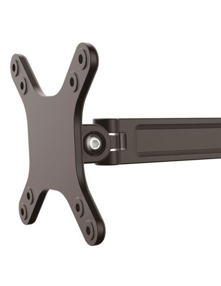 Soporte de pared de doble giro para monitor - Montura VESA para Pantallas de hasta 27 Pulgadas