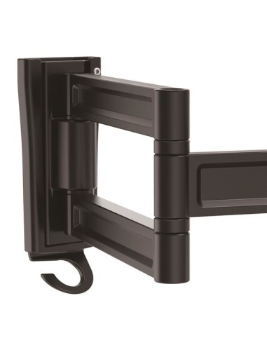 Soporte de pared de doble giro para monitor - Montura VESA para Pantallas de hasta 27 Pulgadas