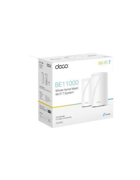 Deco BE65 Tribanda (2.4 GHz / 5 GHz / 6 GHz) Wi-Fi 7 (802.11be) Blanco 4 Interno