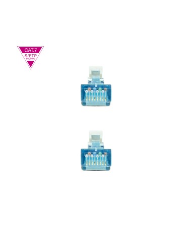 Cable de Red Cat.7 600MHZ LSZH SFTP PIMF AWG26, Gris, 10 m