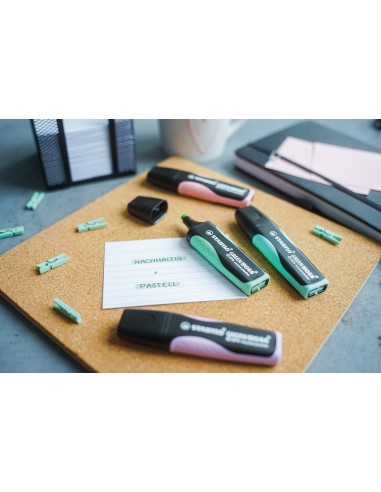 GREEN BOSS marcador 4 pieza(s) Punta de cincel Verde, Menta, Rosa, Violeta