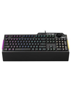 TUF Gaming K1 teclado USB Inglés, Español Negro