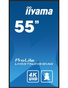 ProLite Pantalla plana para señalización digital 138,7 cm (54.6") LCD Wifi 500 cd / m² 4K Ultra HD Negro Procesador incorporado 2