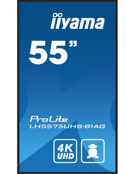 ProLite Pantalla plana para señalización digital 138,7 cm (54.6") LCD Wifi 500 cd / m² 4K Ultra HD Negro Procesador incorporado