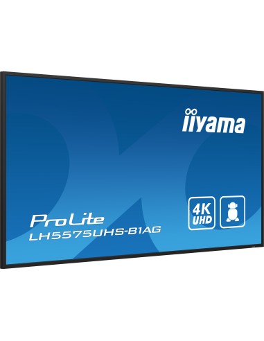 ProLite Pantalla plana para señalización digital 138,7 cm (54.6") LCD Wifi 500 cd / m² 4K Ultra HD Negro Procesador incorporado