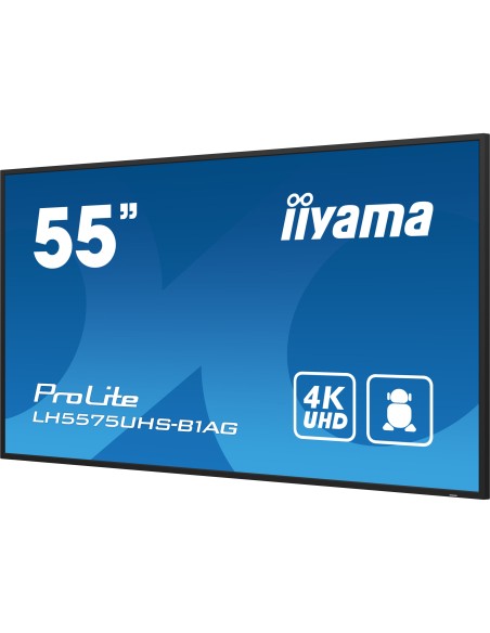 ProLite Pantalla plana para señalización digital 138,7 cm (54.6") LCD Wifi 500 cd / m² 4K Ultra HD Negro Procesador incorporado