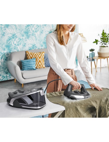 Easy Steam VR7361 2400 W 1,4 L Suela de acero inoxidable Aluminio, Negro