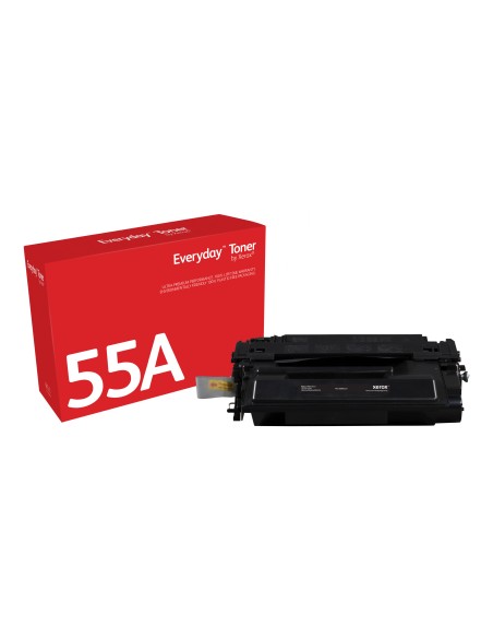 Everyday El tóner Everyday Negro de Xerox es compatible con HP 55A (CE255A/ CRG-324), Capacidad estándar