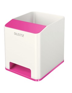 53631023 porta lápices Poliestireno Rosa, Blanco