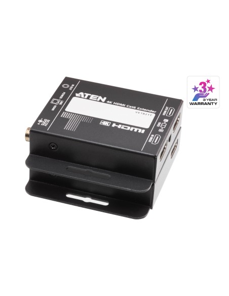 VE1821-AT-G extensor audio/video Transmisor y receptor de señales AV Negro