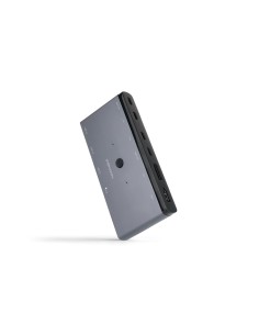 Switch Conmutador KVM 2x USB-C a 3xUSB-A+2xPD+HDMI+DP+Audio