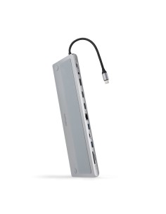 HUB USB-C 12 en 1, Conversor USB-C 3.1 a 3xUSB-A 3.0 + USB-C 3.0 + USB-C PD 100W + 2xHDMI 4K60Hz + DP 4K60Hz + RJ45 1Gbps + SD/T