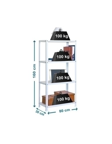 ESTANTERIA HOMECLASSIC MINI 4 ESTANTES