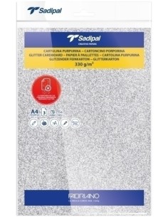 CARTULINA PURPUR.A4 SADIPAL PT P/3