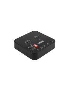 Docking Station USB-C 3.2 Gen 2 Dual Bay para SSD M.2 NGFF/NVMe Clonador, Negro