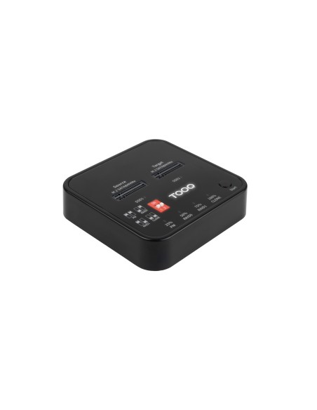 Docking Station USB-C 3.2 Gen 2 Dual Bay para SSD M.2 NGFF/NVMe Clonador, Negro