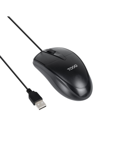 Ratón óptico con cable USB, 1000 DPI