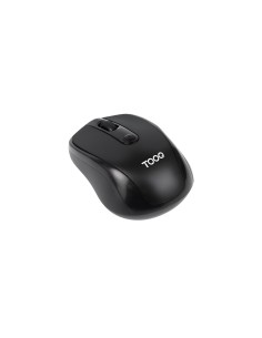 Ratón inalámbrico, 1600 DPI, 4 botones, Negro