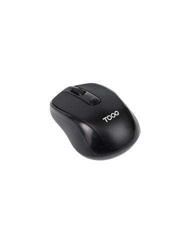 Ratón inalámbrico, 1600 DPI, 4 botones, Negro