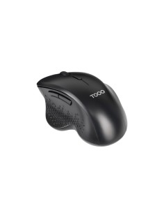 Ratón Inalámbrico Ergonómico 1600 DPI, 6 botones, Negro