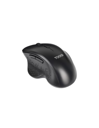 Ratón Inalámbrico Ergonómico 1600 DPI, 6 botones, Negro