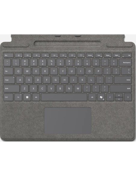 Surface Pro Keyboard with pen storage for Business Microsoft Cover port Platino