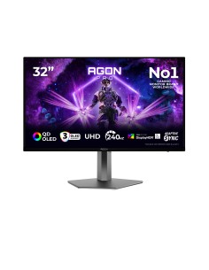 AGON PRO AG326UZD2 pantalla para PC 80 cm (31.5") 3840 x 2160 Pixeles 4K Ultra HD OLED Negro