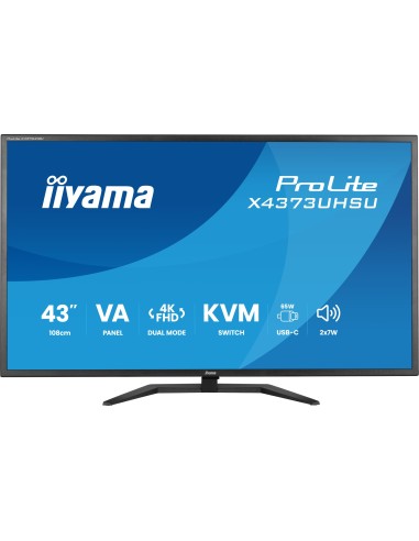 ProLite X4373UHSU-B2 pantalla para PC 108 cm (42.5") 3840 x 2160 Pixeles 4K Ultra HD LED Negro