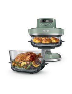 AS090EUGN freidora Sencillo 5,7 L Independiente 2000 W Freidora de aire caliente Verde