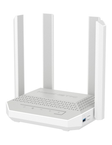 Hopper (KN-3811) Router Gigabit Wi-Fi 6 Mesh AX3000 con Smart Switch Gigabit de 4 puertos y puerto USB 3.0