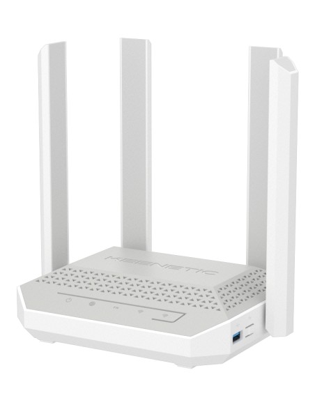 Hopper (KN-3811) Router Gigabit Wi-Fi 6 Mesh AX3000 con Smart Switch Gigabit de 4 puertos y puerto USB 3.0