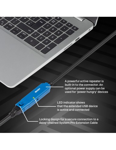 43157 cable USB 10 m USB 3.2 Gen 1 (3.1 Gen 1) USB A Negro