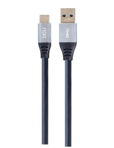 30402020 cable USB 1,5 m USB 3.2 Gen 1 (3.1 Gen 1) USB A USB C Negro, Gris