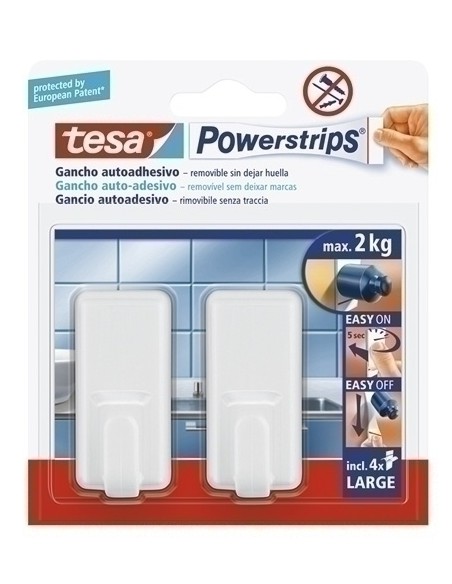 GANCHO GRANDE TESA CLASICO - Pack de 6 unidades