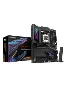 X870E AORUS PRO X3D Placa Base - Compatible con procesadores AMD Ryzen 9000, VRM digital de 18+2+2 fases, hasta 9000MHz DDR5 (O.